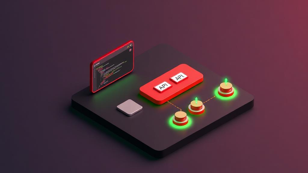 مساحة عمل المطور مع مفاتيح API وwebhooks وأكواد التكامل